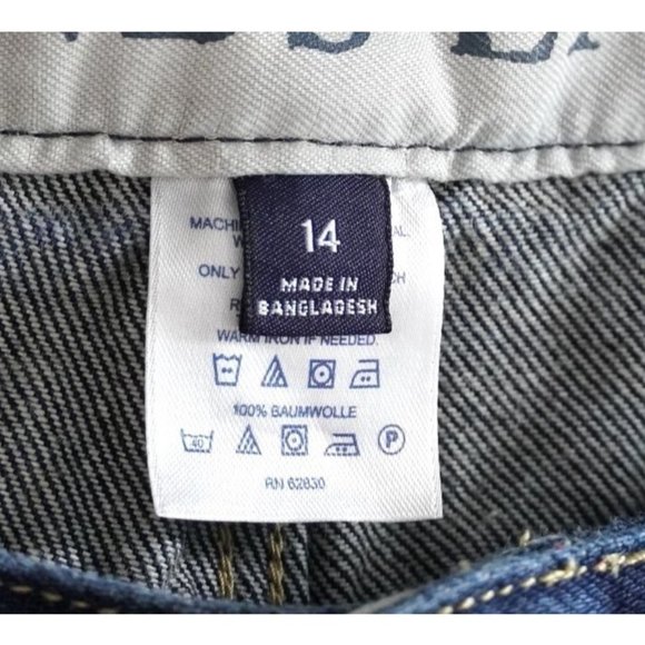 Lands' End Jeans Womens Size 14 Built in Flex Dark Wash High Rise High Waist - Picture 10 of 12